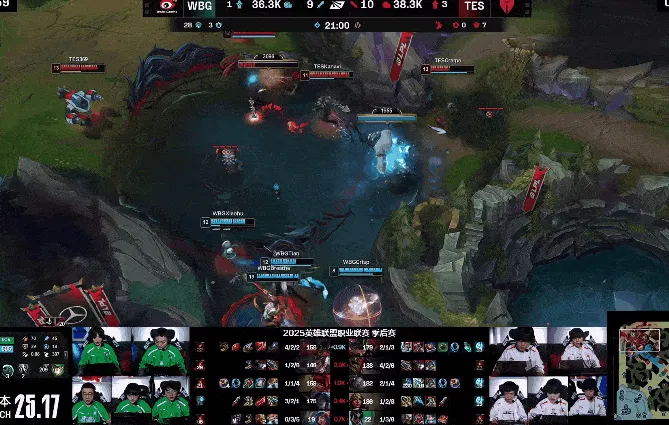 乐鱼-LPL：TES率先拿下厄塔汗，随后WBG追击完成1换1